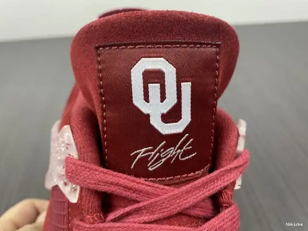 Cheap TBK AJ4-904282 Oklahoma PE 4 Jordan Retro Sooners 0624
